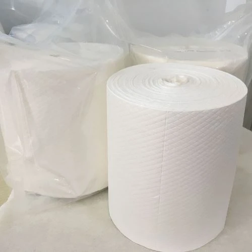 Rollenverpackte Reinigungsfeuchttücher in angegebener Größe
